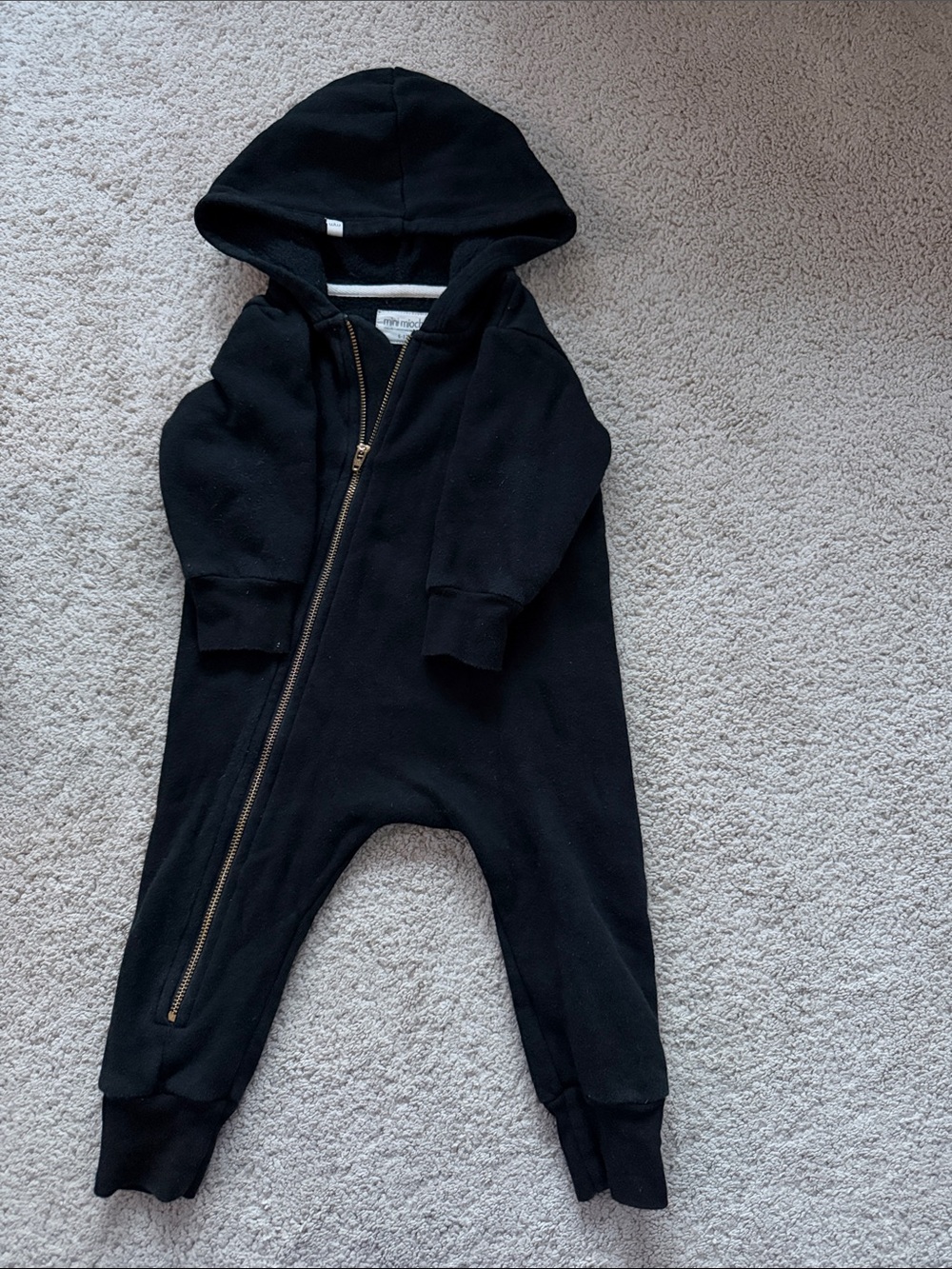 Mini Mioche Plush Biker Romper